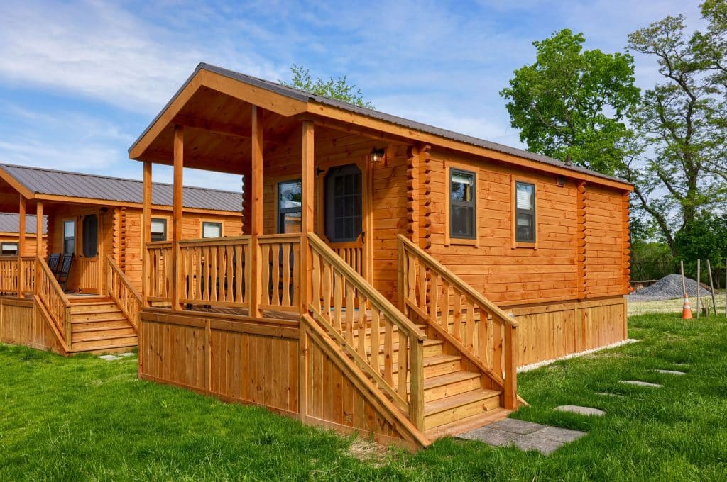 shenandoah park model log cabin 18