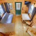 Sierra park model cabins at Yogi Bear's Jellystone Park in Quarryville, PA