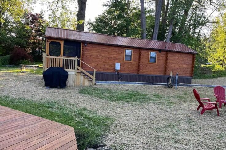 Park Model Airbnb Cabin in Geneva, NY