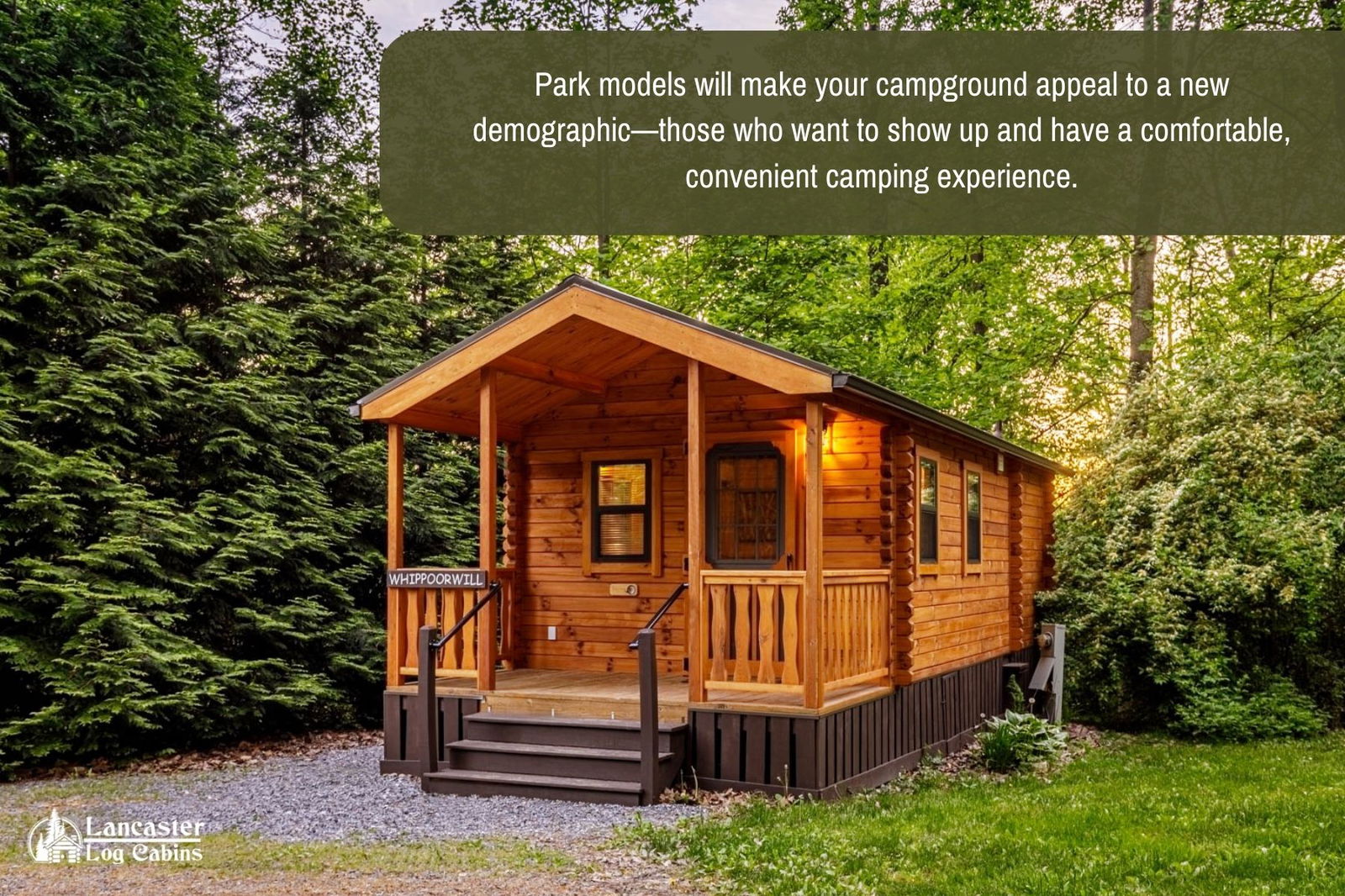 Comfortable, convenient camping experience